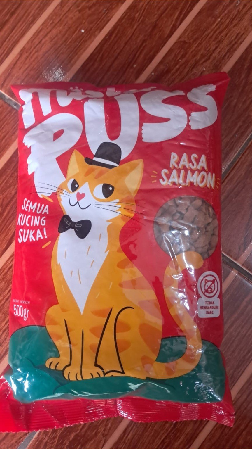 PUSS – Makanan Kucing Rasa Salmon