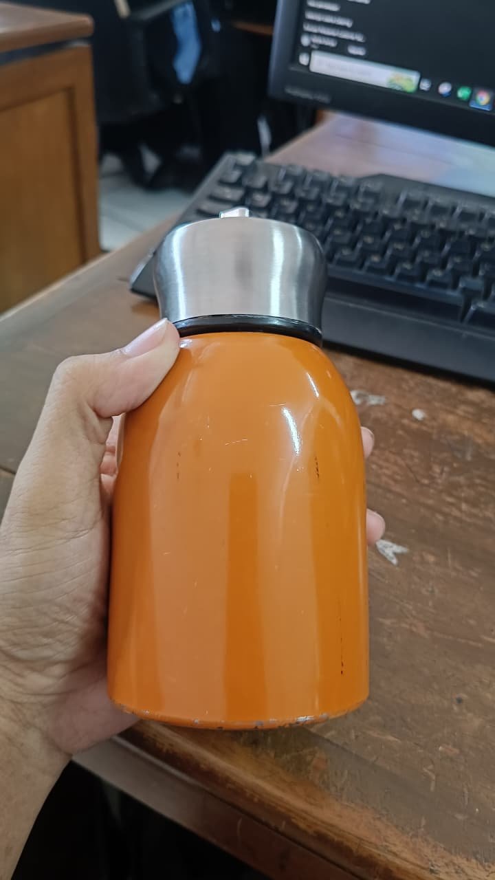 Termos Mini 304 Stainless Steel 300ml Tahan Panas & Dingin, Mudah Dibawa